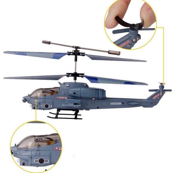 Máy bay trực thăng chiến đấu điều khiển Model King 33017