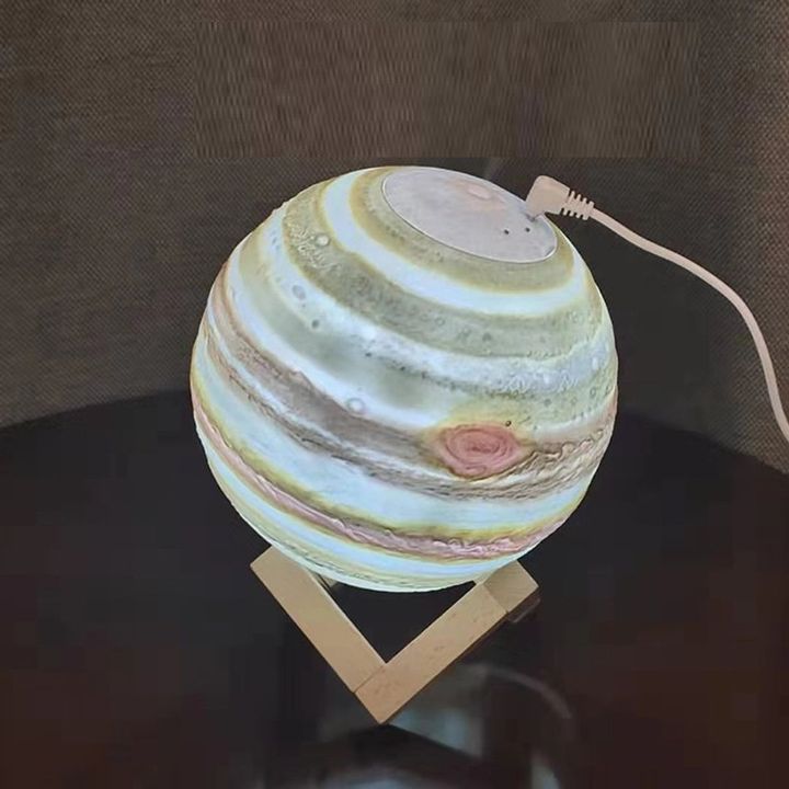 Máy khuếch tán tinh dầu, tạo độ ẩm có đèn hình Mặt Trăng