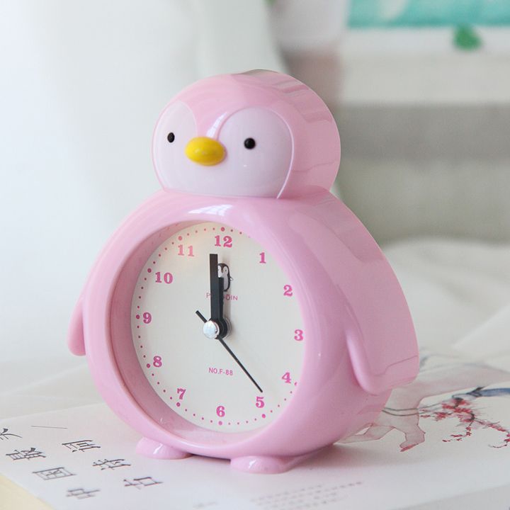 Đồng hồ báo thức dễ thương hình chim cánh cụt