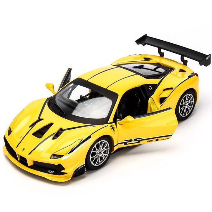 Mô hình Xe Ferrari 488 Challenge Yellow 1:24 (18-26307)