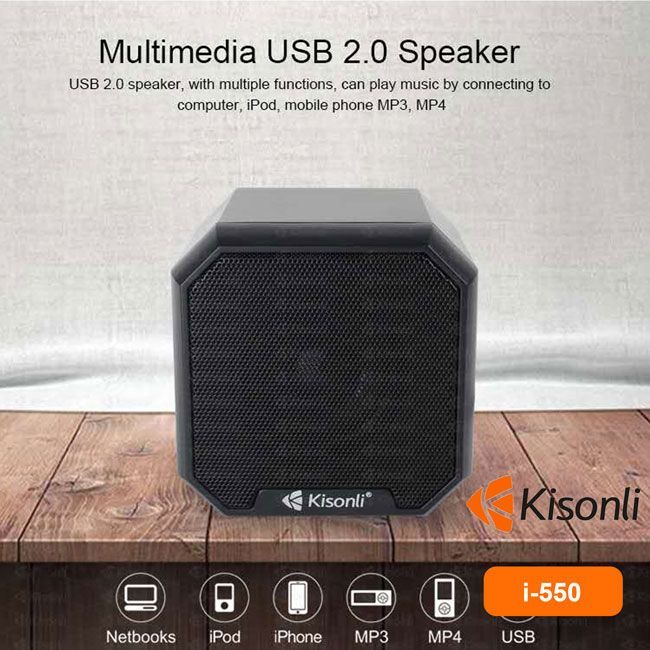 Loa vi tính Kisonli i-550 cho PC, laptop, điện thoại