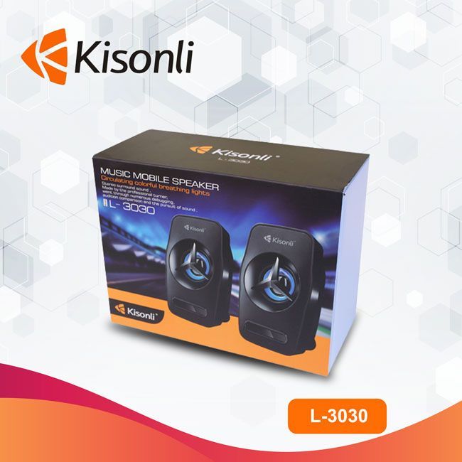 Loa vi tính Kisonli L-3030 cho PC, laptop, điện thoại
