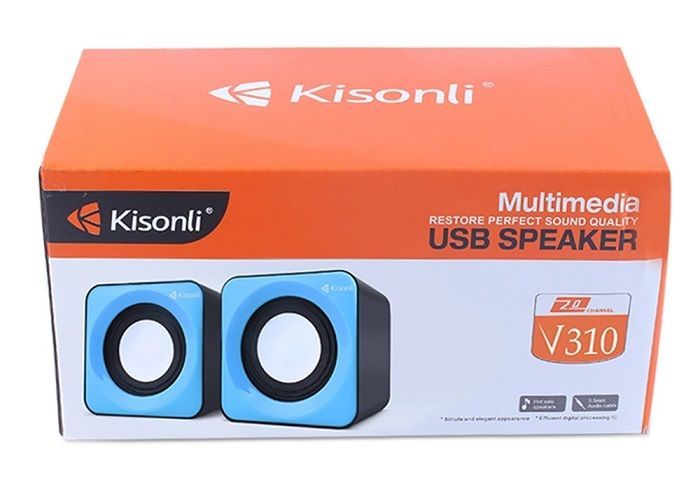 Loa vi tính Kisonli V310 cho PC, laptop, điện thoại