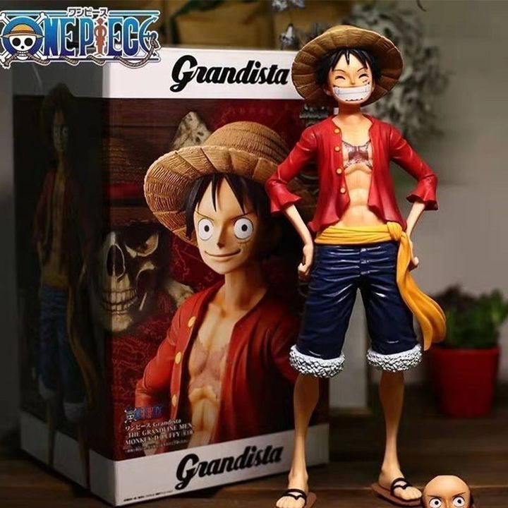Mô hình One Piece Nhân vật Luffy Mặt Cười 25cm