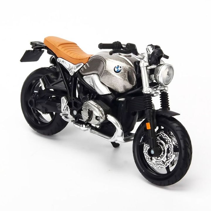 Mô hình Xe mô tô BMW R Nine T Scrambler Silver 1:18