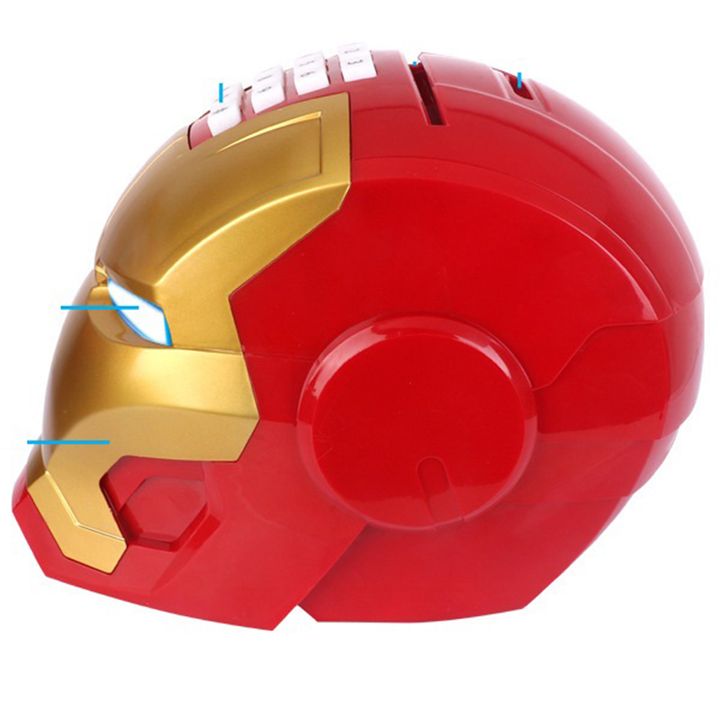 Két sắt mini hình Iron Man Jolavn 