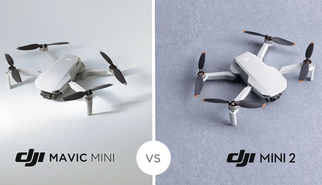 So sánh Flycam DJI Mini 2 và DJI Mavic Mini