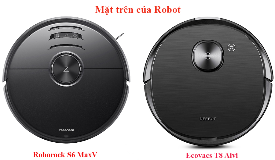 So sánh Roborock S6 MaxV và Ecovacs T8 Aivi