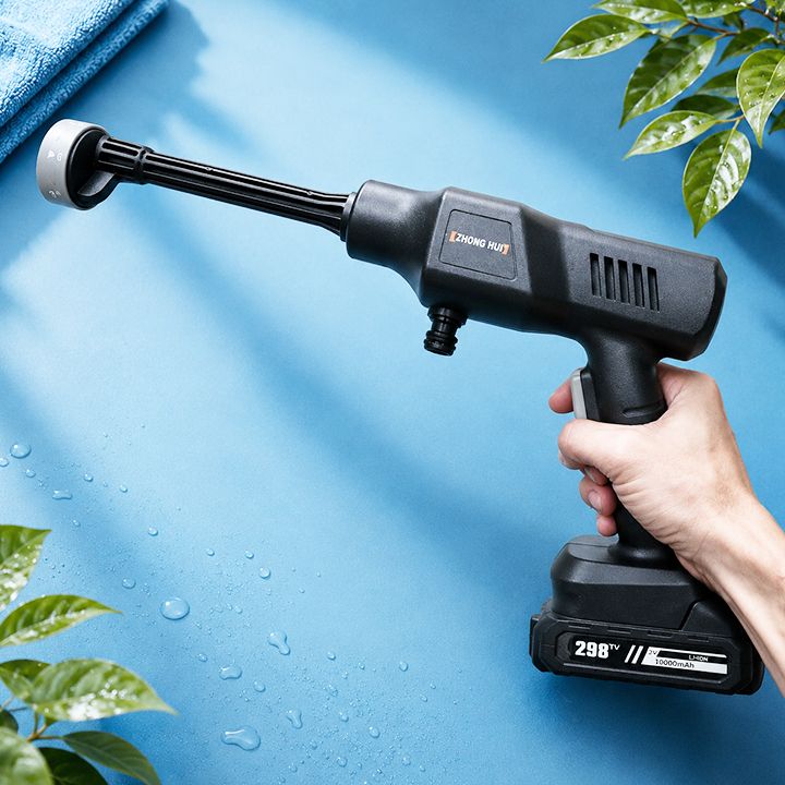 Súng Phun Nước Rửa Xe Áp Lực Cao Lõi Đồng, Cầm Tay Xịt Thuận Tiện