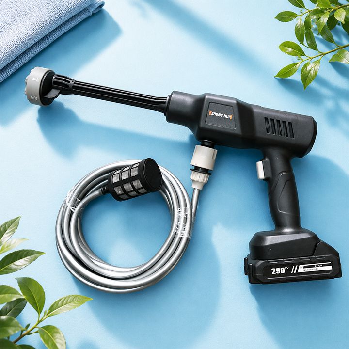 Súng Phun Nước Rửa Xe Áp Lực Cao Lõi Đồng, Cầm Tay Xịt Thuận Tiện