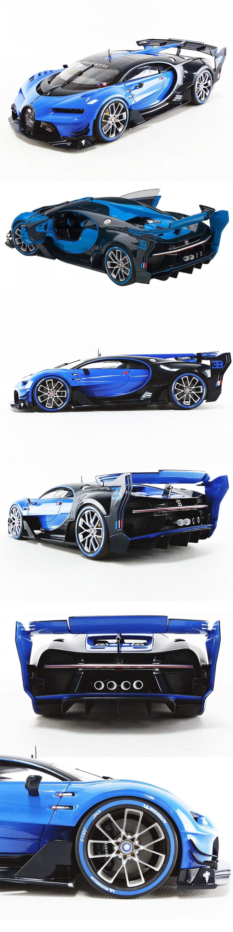 Mô hình Xe Bugatti Vision DoubleHorses 1:32