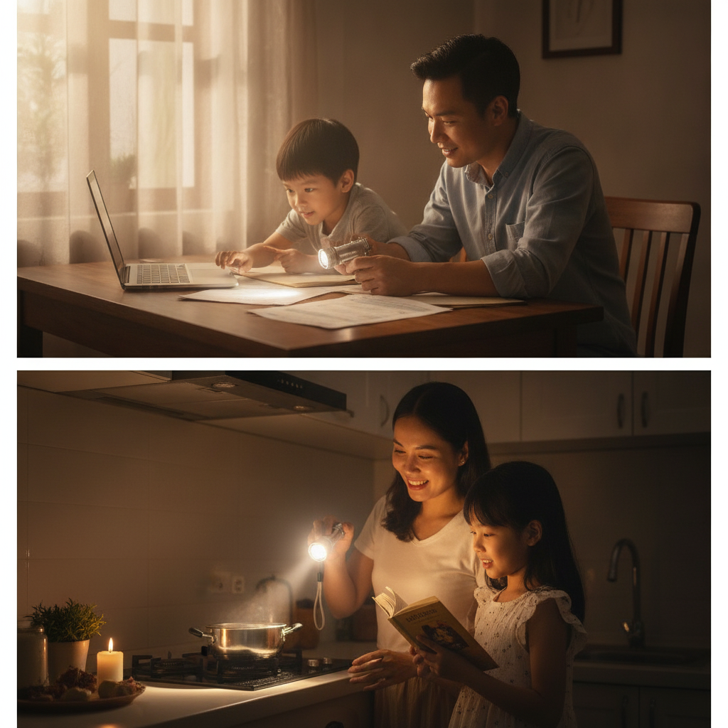 Đèn Pin 603 LED Có 6 Chế Độ Sáng, Kiểu Dáng Nhỏ Gọn Thuận Tiện