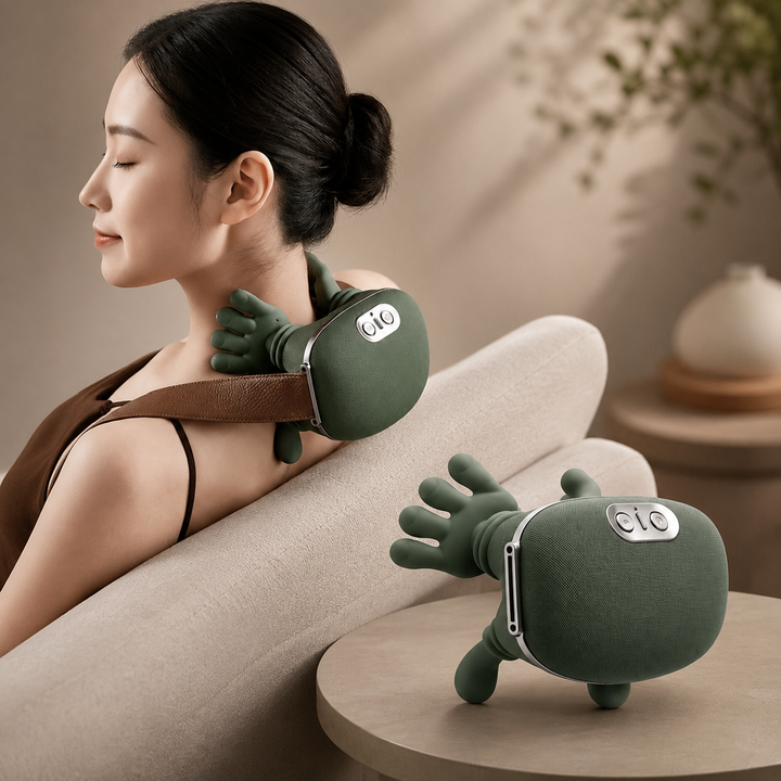 Máy Massage Cổ Vai Gáy Hình Rùa AL-15215, Thiết Kế Ôm Sát, Hiệu Quả Cao