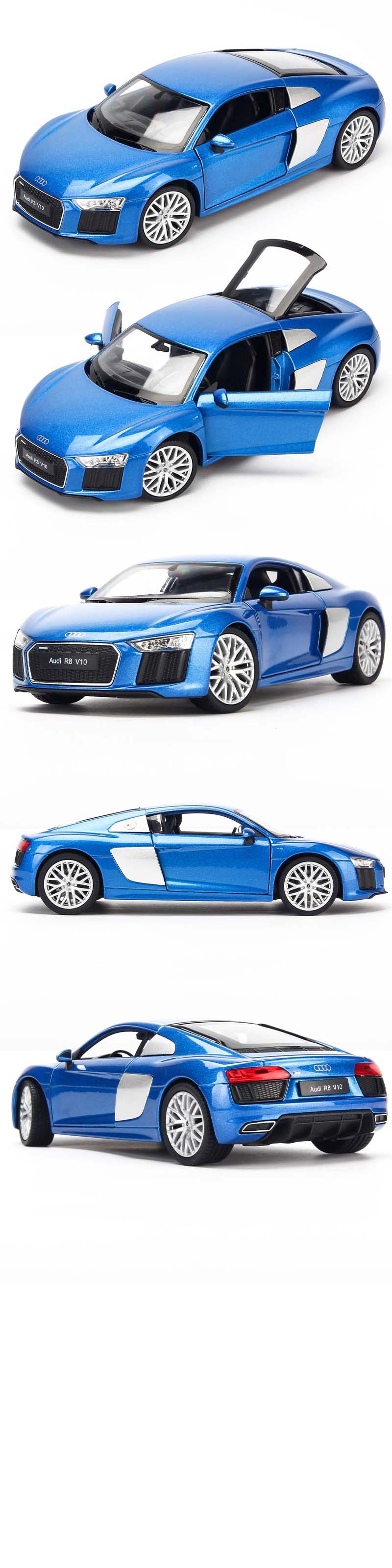 Xe mô hình Audi R8 tỷ lệ 132  Blue Mô Hình