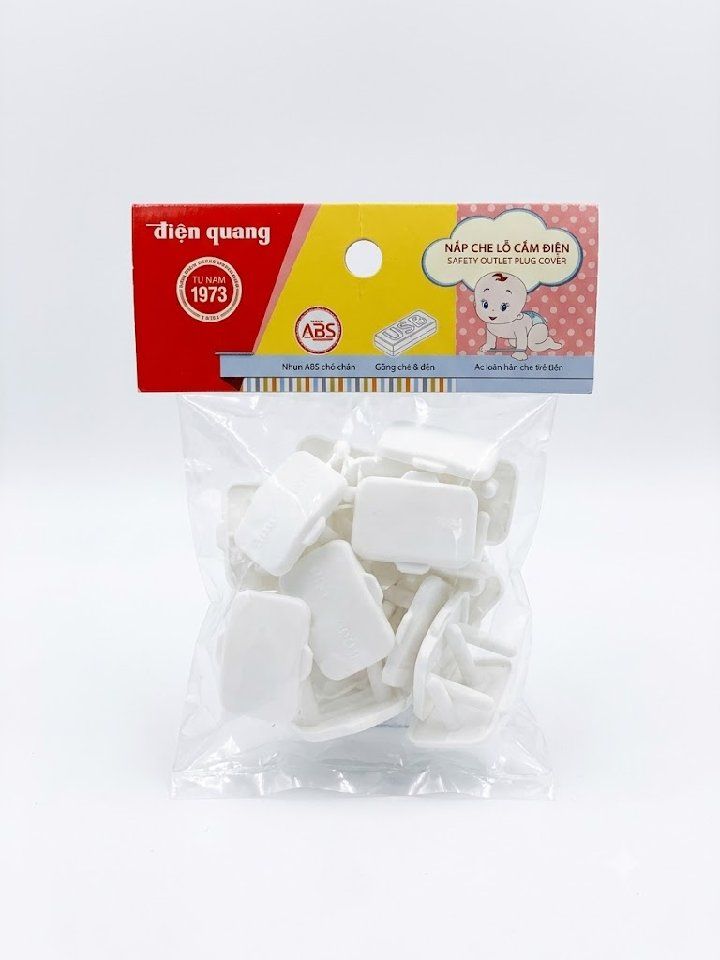Nắp che lỗ cắm điện Điện Quang ĐQ OPC (20 c&aacute;i/ g&oacute;i)