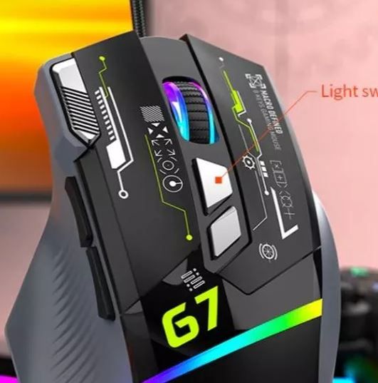 Chi tiết chuột gaming XUNFOX G7