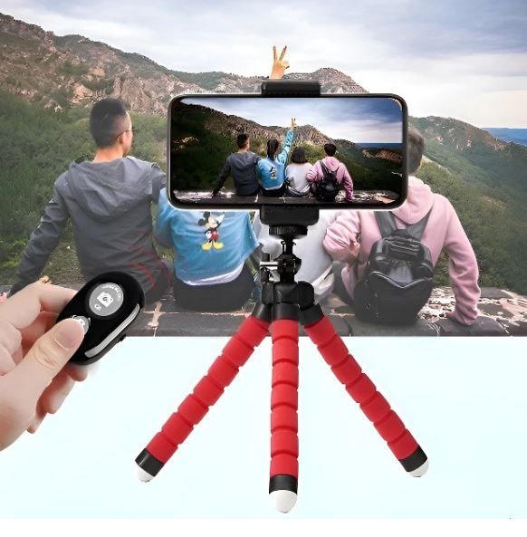 Chân Tripod Mini Bạch Tuộc 360° Cho Điện Thoại Máy Ảnh Camera Hành Trình