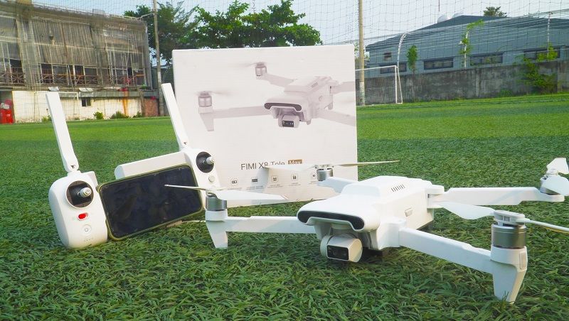 Flycam Fimi X8 Tele MAX 2025 bản đơn không loa đàm thoại, camera 4K/60fps Zoom 30X, Hỗ trợ bay 4G