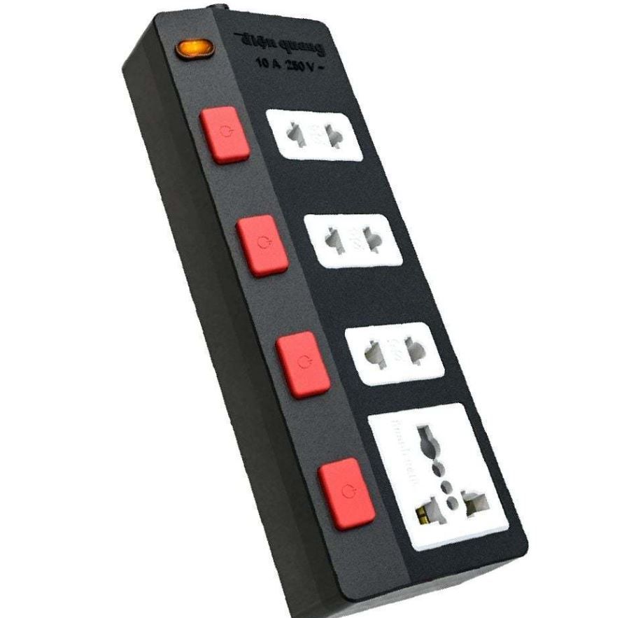 Ổ cắm Điện Quang ECO 4SBW (4 lỗ 4 công tắc) - 2M