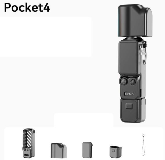 Bộ vỏ silicone 5 món bảo vệ DJI Osmo Pocket 4 CYNOVA