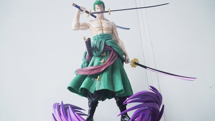 Mô hình One Piece nhân vật Zoro Sauron Roronoa Tam Kiếm Cao 36 cm