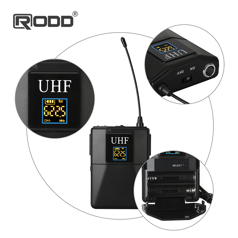 Máy trợ giảng UHF Micro cổ áo
