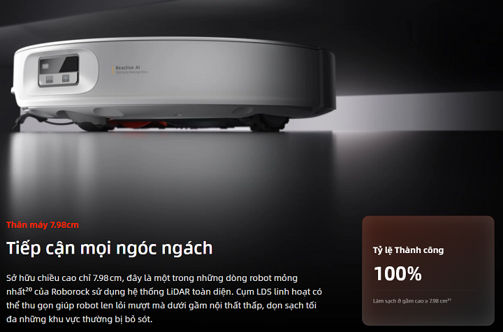 Robot hút bụi Roborock Qrevo Curv 2 Pro