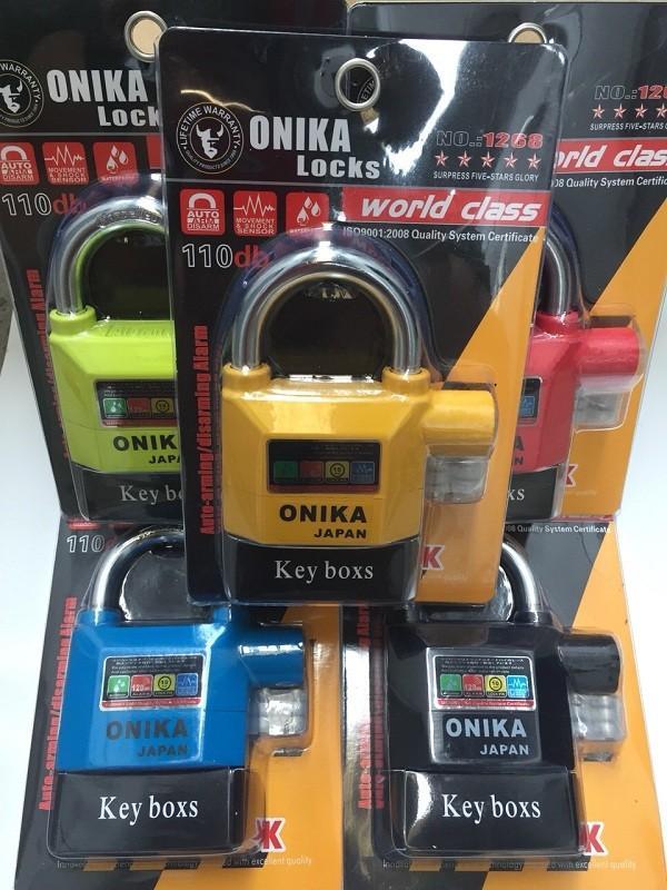 Ổ khóa báo động Onika chính hãng - Chống cắt 70mm