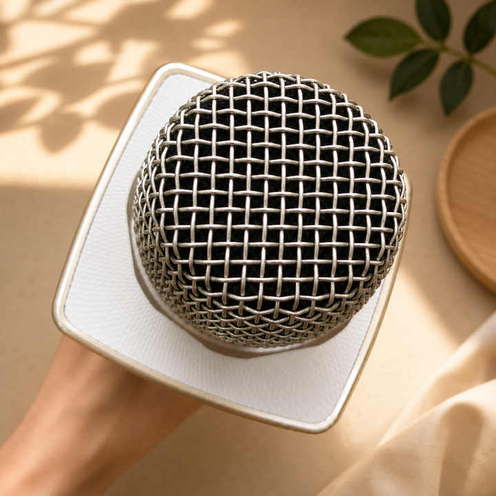 Micro YS - 98 hát Karaoke cầm tay kèm loa, có kèm 1 micro nhỏ, kết nối Bluetooth