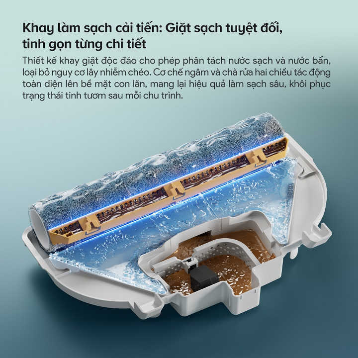 Robot hút bụi lau nhà Roborock Qrevo Curv 2 Flow