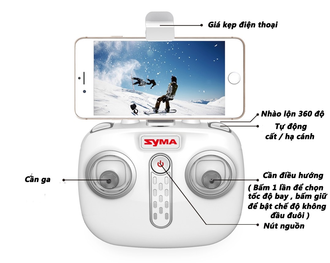Flycam Syma X15W
