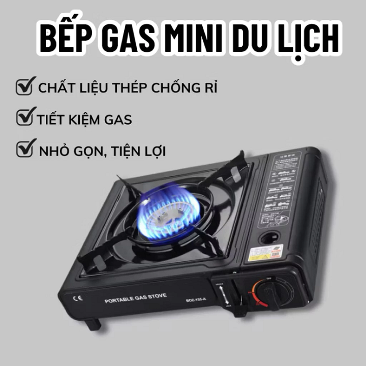 Bếp Gas Mini Du Lịch Chống Cháy Nổ, An Toàn Khi Sử Dụng