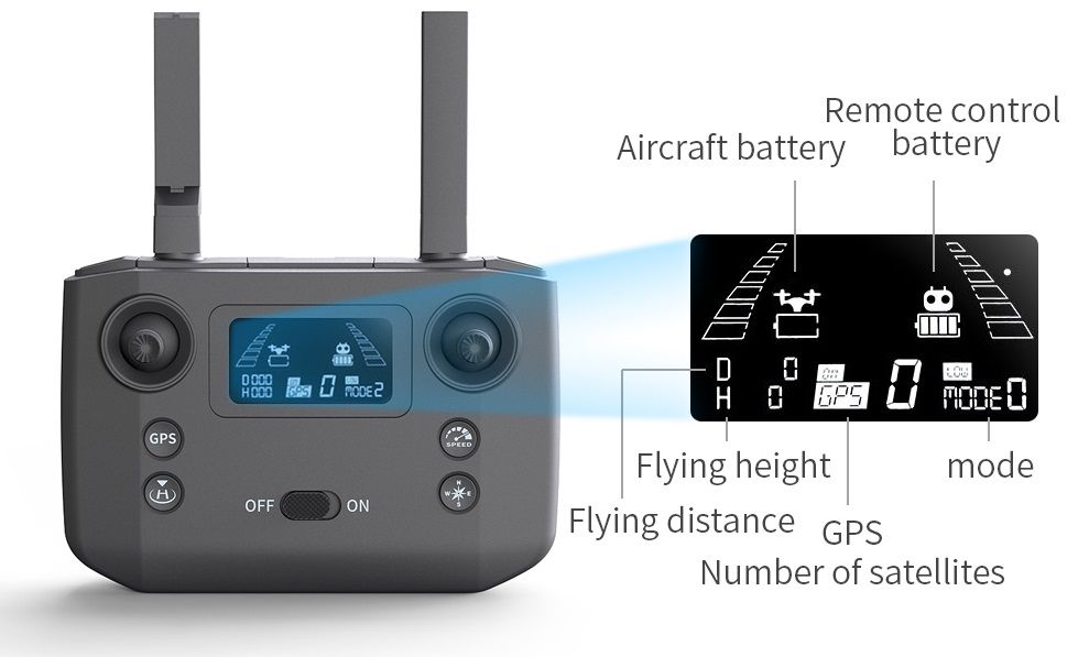 Flycam KF101 Camera 4K Có GPS