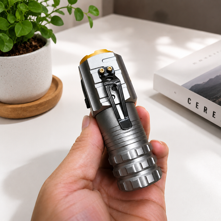 Đèn Pin Nhỏ Q07 Có 3 Bóng Led Với 3 Chế Độ Sáng