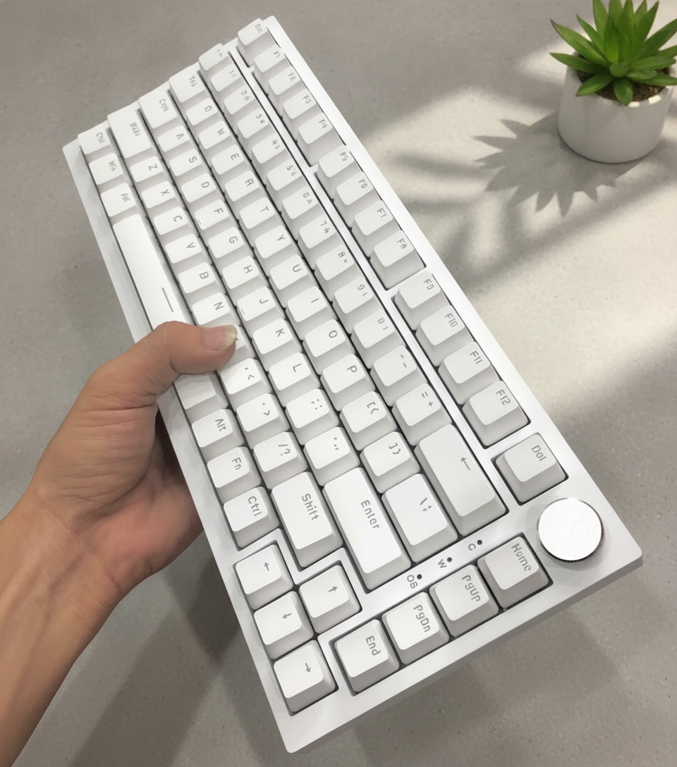 Bàn phím cơ AJAZZ AK820 - Trắng