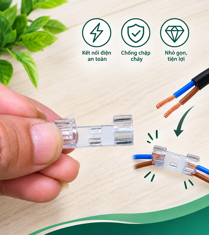 Bộ 20 Miếng Dán Tường Cố Định, Đi Gọn Dây Điện Gọn Gàng Thẩm Mỹ