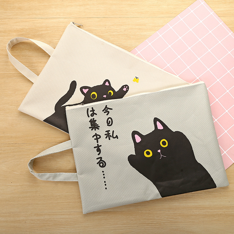 Túi canvas hình mèo dễ thương