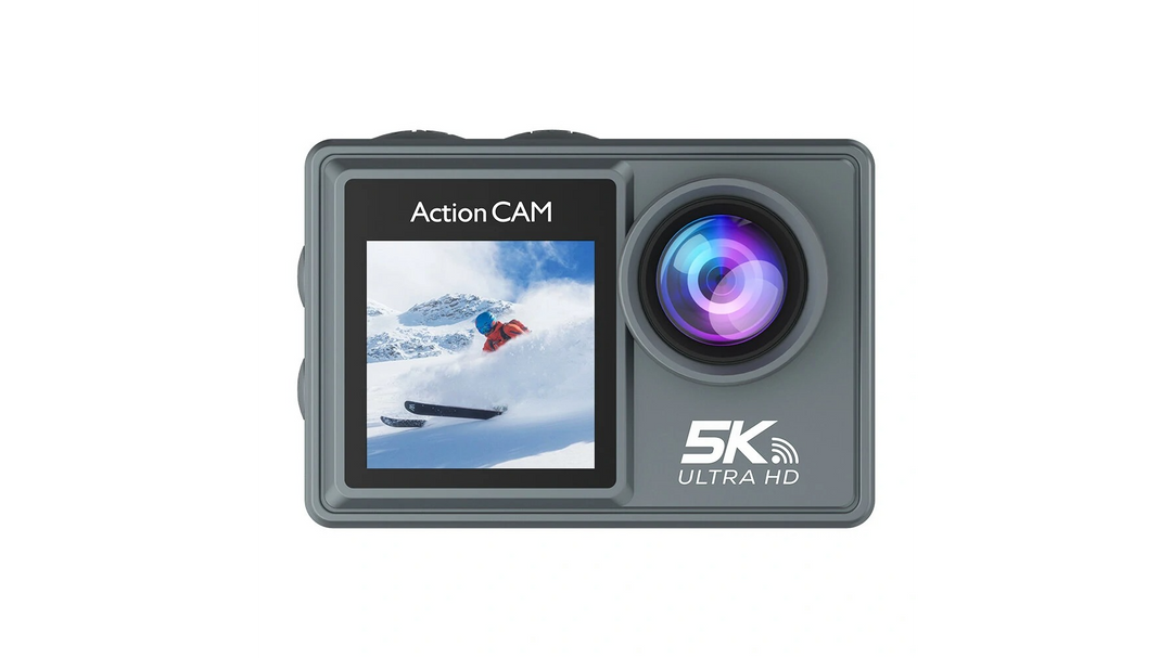 Camera hành trình C6M 5K Ultra HD 2 màn hình cảm ứng kèm 1 micro không dây