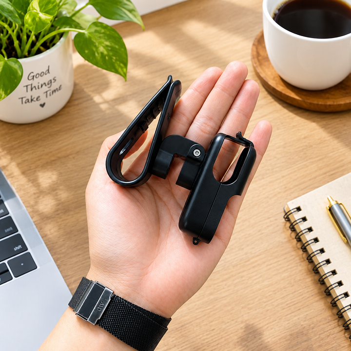 Giá Đỡ Kẹp Kính Chắn Nắng Ô Tô Hoặc Balo, Đa Năng Sunnylife Cho DJI Osmo Nano