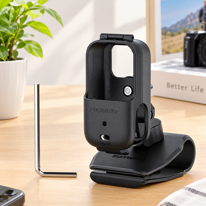 Giá Đỡ Kẹp Kính Chắn Nắng Ô Tô Hoặc Balo, Đa Năng Sunnylife Cho DJI Osmo Nano