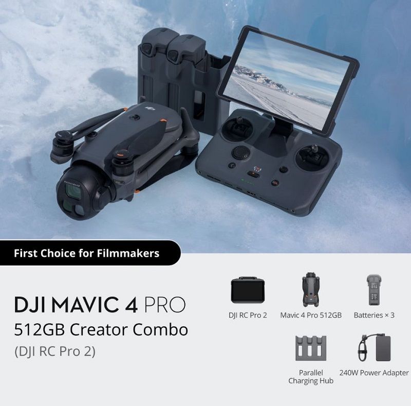 Flycam DJI Mavic 4 Pro 512GB Creator Combo (DJI RC Pro 2)