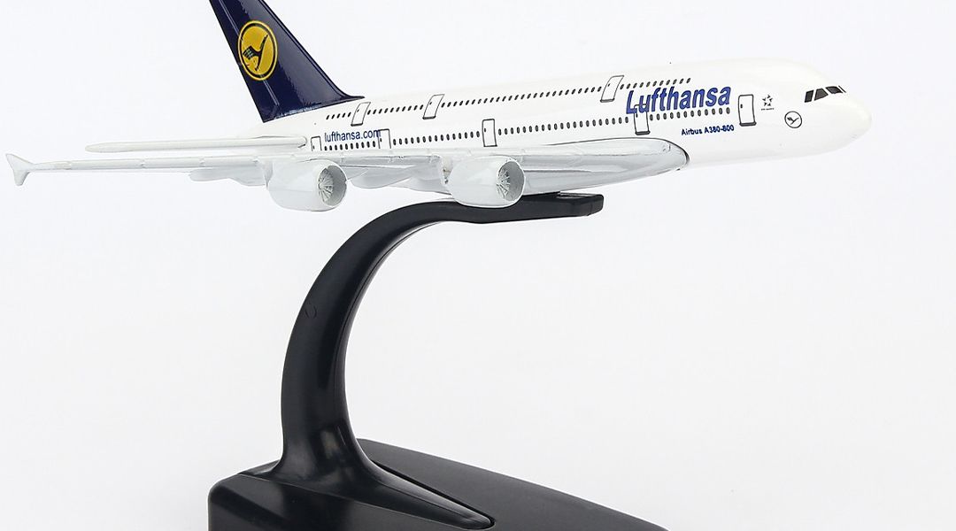 Mô hình Máy bay Lufthansa Airbus A380 20cm