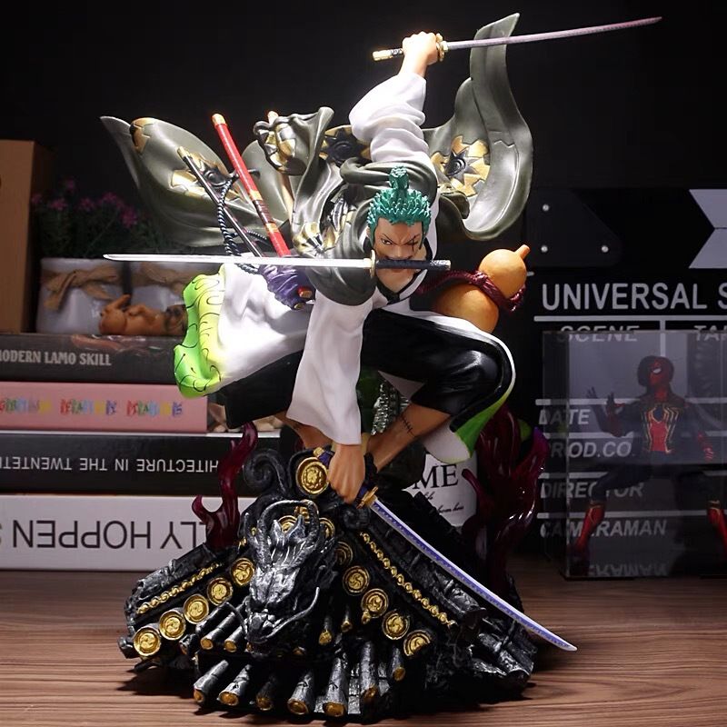 Mô Hình Figure Zoro Tam Kiếm Phái Có Hiệu Ứng 17cm  Mô Hình One Piece   Đồ chơi trẻ em