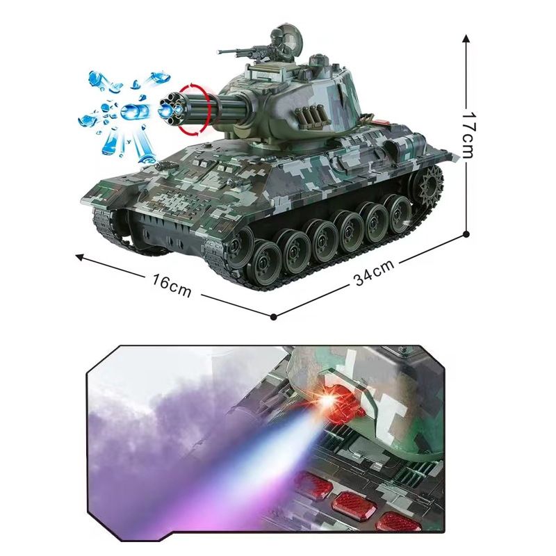 Xe tank chiến đấu bắn đạn thạch điều khiển từ xa kích thước siêu lớn No.0307
