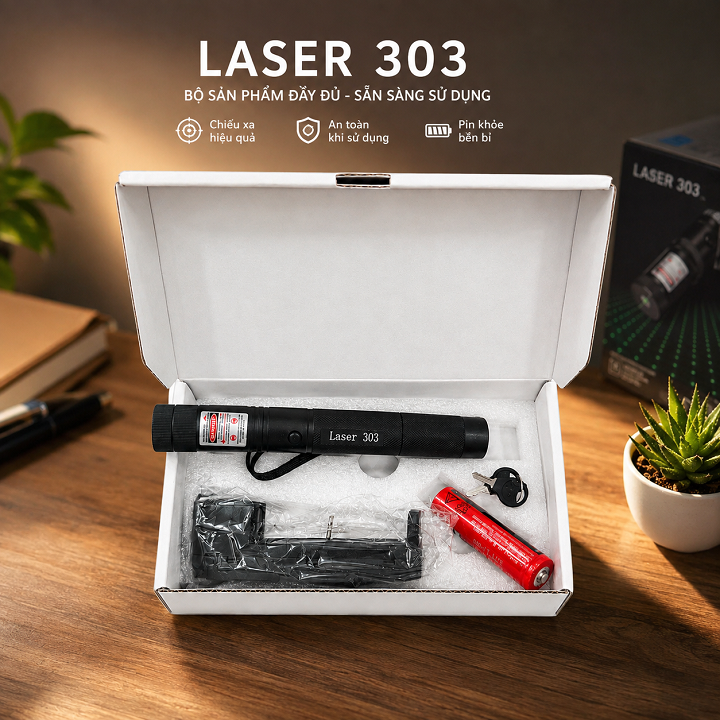 Đèn pin lazer 303