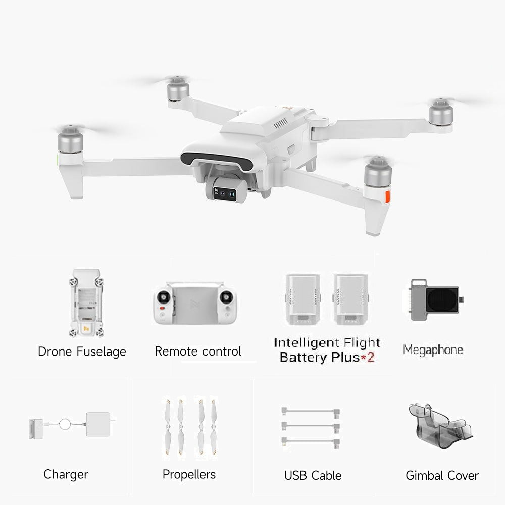 Combo Flycam Fimi X8 Tele Max - Bản combo có loa đàm thoại camera 4k60fps zoom 30X , Hỗ trợ bay 4G