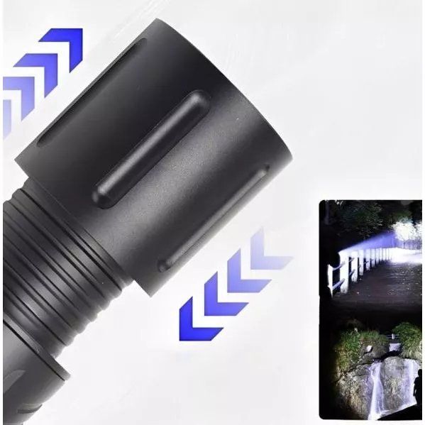 Đèn Pin T40 Có 4 Chế Độ Sáng