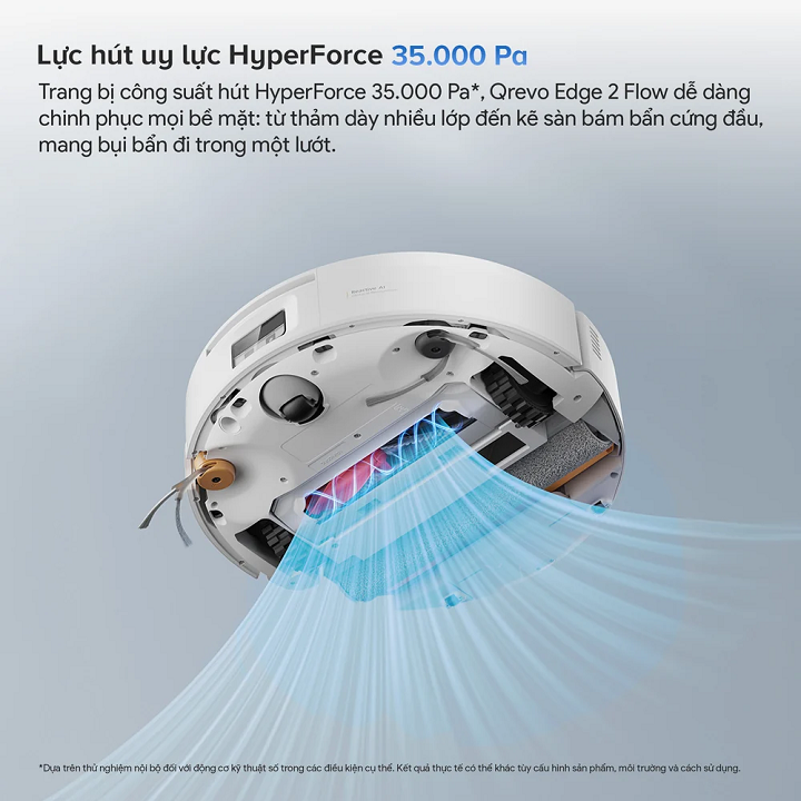 Robot hút bụi lau nhà Roborock Qrevo Edge 2 flow - Bảo hành 12 tháng