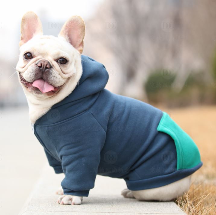 Áo hoodie có túi và mũ cho thú cưng