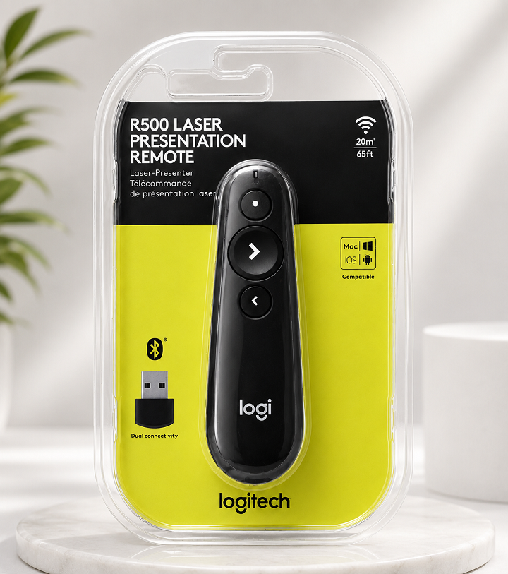 Bút Trình Chiếu Không Dây Lazer Logitech R500